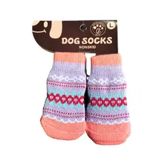 GENERICO - Pack x 1 Set de medias antideslizantes cadeneta talla L