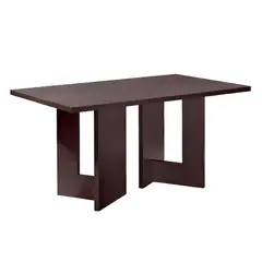 HOGAR & SPACIOS - HYS COMEDOR PARA 8 SILLAS OTOÑO MARRON OSCURO