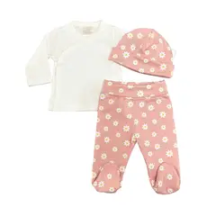 WAWA PIMA - SET DE 3 PIEZAS BEBÉ WAWAPIMA - MARGARITA