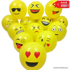 INSPIRA - Pelotas de niños caritas Pack x50