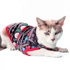 GENERICO - Polo Navideño Gatuno XS