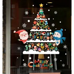 GENERICO - Pegatinas Navideñas - Decora tus ventanas