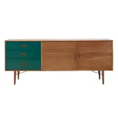 HOGAR & SPACIOS - HYS CENTRO DE ENTRETENIMIENTO BASILIO MARRON OSCURO