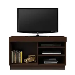 HOGAR & SPACIOS - HYS CENTRO DE ENTRETENIMIENTO LUCAS MARRON OSCURO