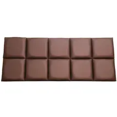 HOGAR & SPACIOS - HYS CABECERA 2 PLZ TABLEAU MARRON OSCURO