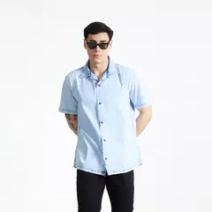 COTTON'S JEANS - CAMISA OVERSIZE MANGA CORTA PARA HOMBRE AXEL