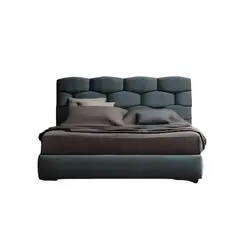 HOGAR & SPACIOS - HYS DORMITORIO QUEEN BRIQUE VERDE MAR