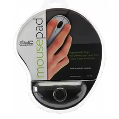 KLIP XTREME - Mouse Pad Acolchado Negro KMP-100B