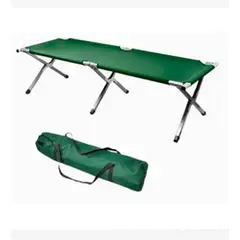 GENERICO - Cama de camping plegable de altura ajustable