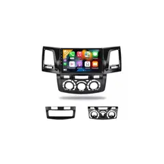 GENERICO - Autoradio Android Toyota Hilux Vigo Ac 2005-2014 8core Qled