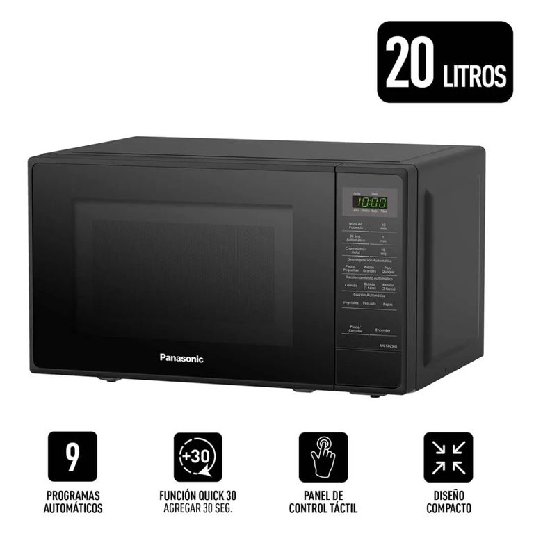Microondas 9 Programas Automáticos NN-SB25JBRPK