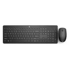 HP - Teclado y Mouse 235 Inalámbrico Negro