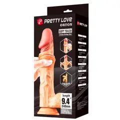 BAILE - Dildo Realista Piel Deslizante y Articulado 24cm Ø 5cm Consolador