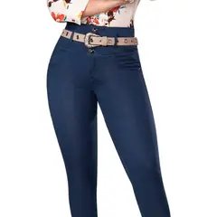 TT - Bambu Jeans Push Up Azul Medio de TYT Exclusiva Moda Colombiana