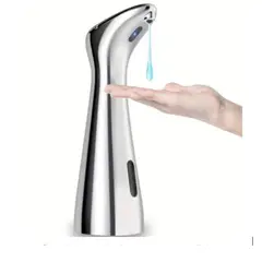 GENERICO - Dispensador color plata automático de jabón sin contacto