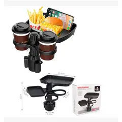 GENERICO - Soporte y Sujetador de carro Color negro