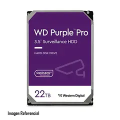 WESTERN DIGITAL - DISCO DURO WD PURPLE PRO 22TB SURVEILLANCE 7200RPM PN WD221PURP