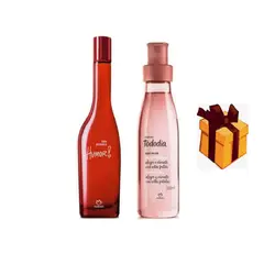 NATURA - Humor Primeiro 75ml+ body splash frutos rojos 200ml + regalo