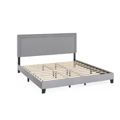 MODELARQ - DORMITORIO KENNY 2 PLAZAS Gris claro