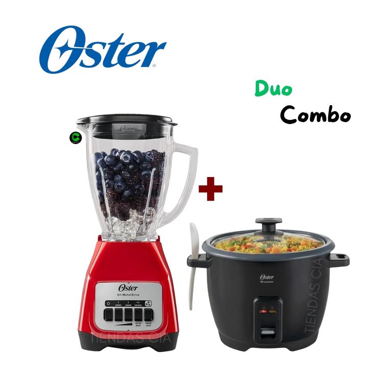 Combo Licuadora BLSTKAGRPB + Arrocera 1.8 L CKSTRCB10DFBLK