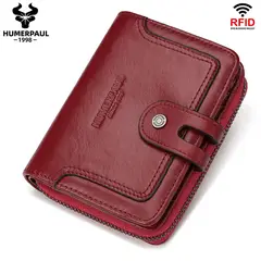 GENERICO - Billetera de Cuero Vacuno BP948M con RFID