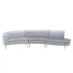 SHEGOSE - SG SOFA 3 CUERPOS KENNETH GRIS CLARO