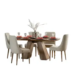 MODELARQ - COMEDOR 6 SILLAS SICILIA
