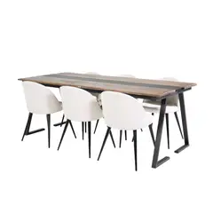 MODELARQ - COMEDOR 6 SILLAS RANDALL