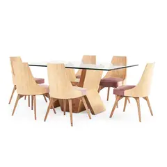 MODELARQ - COMEDOR 6 SILLAS LUCCIANO