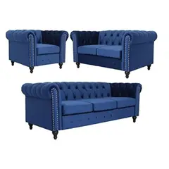 MODELARQ - SALA 3 2 1 LOUIS Azul