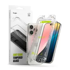 RINGKE - Protector de Pantalla Vidrio iPhone 16 Pro Max Instalador 2 UND