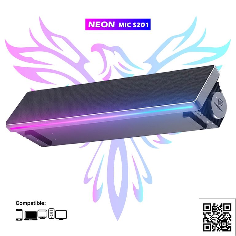 PARLANTE NEON - MIC S201 RGB