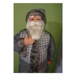 GENERICO - PAPA NOEL aprox 105 CM MUSICAL ESTATICO - sin caja
