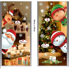 GENERICO - Pegatinas navideñas stickers adhesivos para decorar en navidad