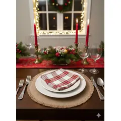 MAP DESIGN HOME - Servilleta de Tela Quadri Algodon 40x40 cm