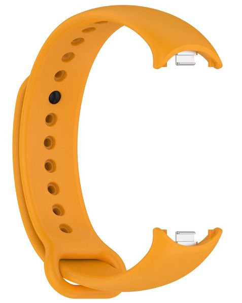 CORREA SILICON PARA XIAOMI BAND 8 AMARILLO OSCURO