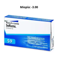 GENERICO - Lentes de Contacto Soflens 59 Para Medida -3.00
