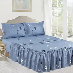 CASATEX - JUEGO DE SÁBANA CON BLONDA DE 1.5 PLAZAS