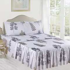 CASATEX - JUEGO DE SÁBANA CON BLONDA DE 1.5 PLAZAS