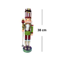 GENERICO - CASCANUEZ de madera 38 cm de altura