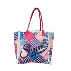 KAST PE - Maxi Bolso de Playa Summer - Fucsia