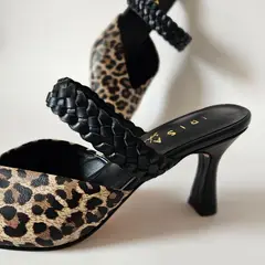 IRISABA - TACONES DE CUERO PARA MUJER LEONELA ANIMLA PRINT