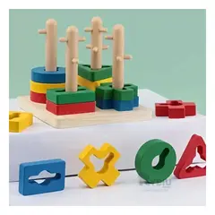 GENERICO - Juguete Didactico para Kids en Madera Y+Papel de Regalo