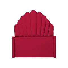 BARAKA HOME - Cabecera Emperatriz Abanico 1.5 Plz - Rojo