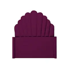 BARAKA HOME - Cabecera Emperatriz Abanico 1.5 Plz - Púrpura