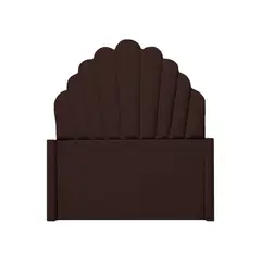 BARAKA HOME - Cabecera Emperatriz Abanico 2 Plz - Chocolate