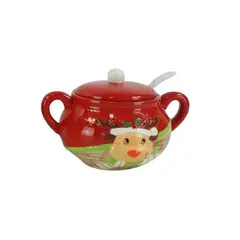 GENERICO - Azucarera con cuchara Navideño de Reno