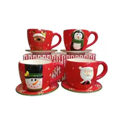 GENERICO - Taza Navideña con plato