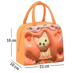 GENERICO - LONCHERA TÉRMICA BOLSO KAWAII FIAMBRERA NIÑOS 3D