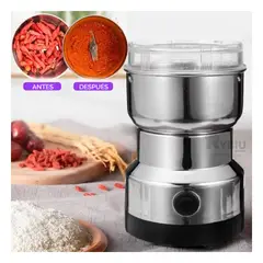 RYBIU IMPORT - Moledor Eficiente de Semillas en Plateado Y+Regalo Agendita